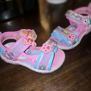 Pink and Blue Kids Sandals